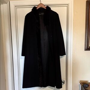 Wool & Fur trimmed coat